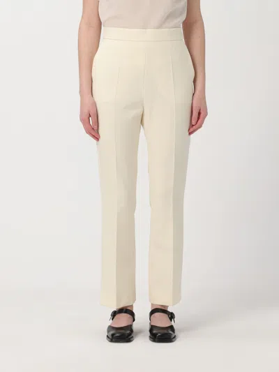 Max Mara Pants  Woman Color White In White
