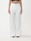 MAX MARA PANTS MAX MARA WOMAN COLOR WHITE,402356001