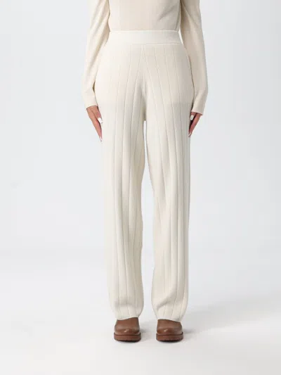 Max Mara Pants  Woman Color White In Neutral