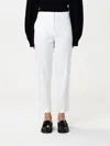Max Mara Cropped Tailored Trousers In Weiss