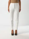 Max Mara Pants Woman White Women In Weiss