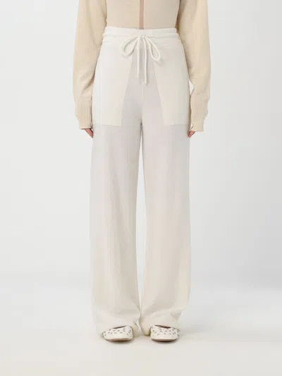 Max Mara Pants  Woman Color White In Weiss