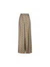 Max Mara Patterned Wide-leg Trousers In Multicolor