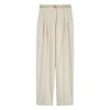 Max Mara Studio Entrata Trouser Beige In Neutral