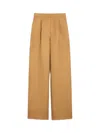 Max Mara Light And Airy Trouser For Women In Orange
