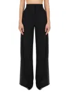 Max Mara Pants "piano Holm Oak" In Black