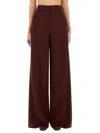 Max Mara Pants "plava Piano" In Brown