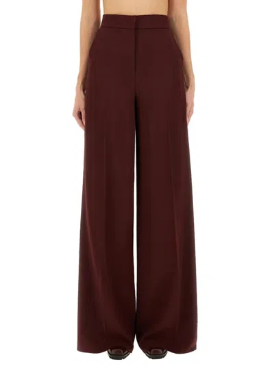 Max Mara Pants Plava Piano In Burgundy