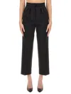 Max Mara Studio Woman Pants Black Size 6 Cotton In Black