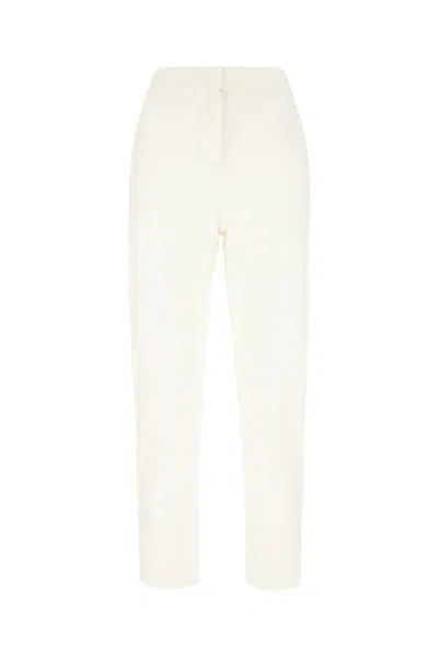 Max Mara Pants In White
