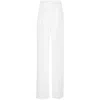 Max Mara Laringe High-waist Straight-leg Trousers In White