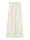 Max Mara Elasticated Palazzo Pants In White
