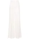 Max Mara Ercole Wide-leg Trousers In White