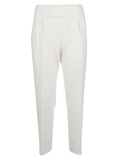 Max Mara Pants In White