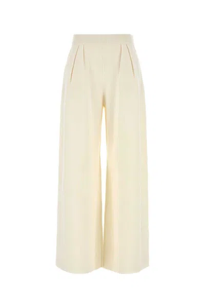 Max Mara Nocera Pants In White