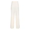 Max Mara High Waist Straight Leg Trousers With Pockets In Neutral