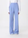 Max Mara Wool Wide-leg Casual Pants In Multicolor