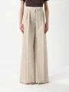 Max Mara Pants Woman Beige In Neutral