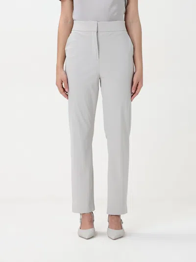 Max Mara Pants Woman Beige In Gray