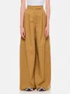 Max Mara Pants Woman Beige In Brown