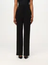 Max Mara Pants Woman Black In Black