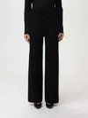 Max Mara Pants Woman Black In Black