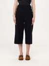 Max Mara Pants Woman Blue In Black