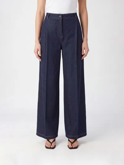 Max Mara パンツ レディース カラー ブルー In Blue