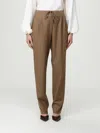 Max Mara Pants Woman Brown In Brown