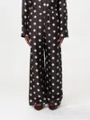 Max Mara Pants Woman Brown In Black