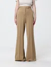 Max Mara Trousers In Gold