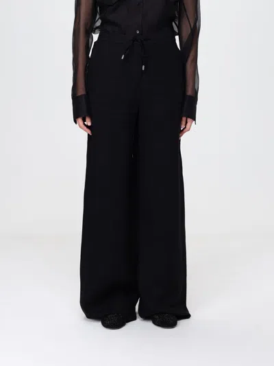 Max Mara Pants Woman In Black