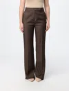Max Mara パンツ レディース カラー レザー In Brown