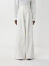 Max Mara Pants  Woman Color Cream In Cream