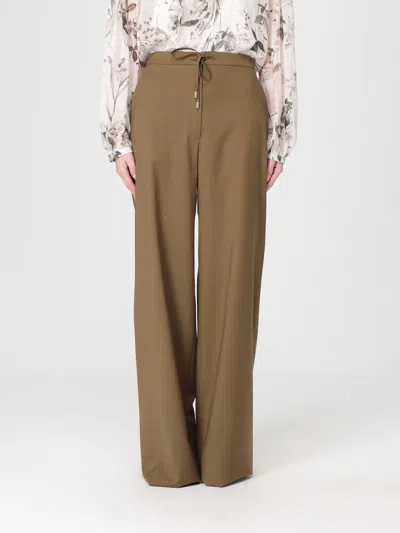 Max Mara Pants  Woman Color Kaki In Brown