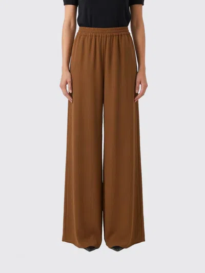 Max Mara Pants Woman  In Brown