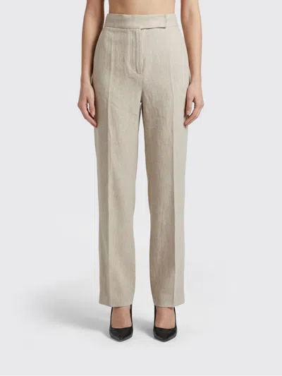 Max Mara Pants Woman  In Neutral
