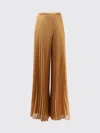 Max Mara Pianoforte Grembo Plisse Pants In Orange