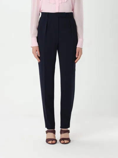 Max Mara Pants Woman  Studio In Blue