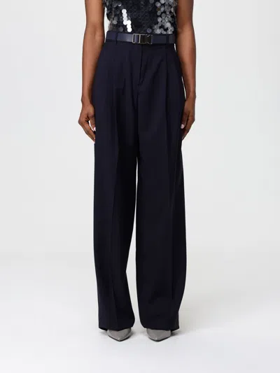 Max Mara Pants Woman  Studio In Blue