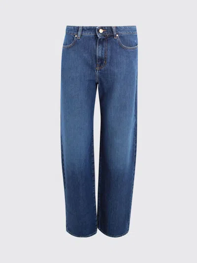 Max Mara Pants Woman  Studio In Blue