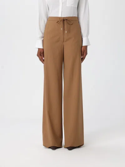 Max Mara Pants Woman  Studio In Brown