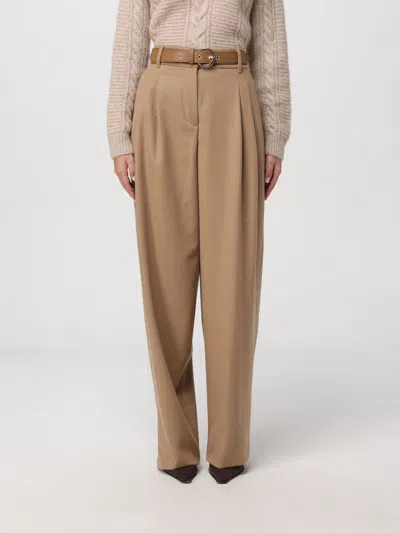 Max Mara Pants Woman  Studio In Brown