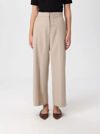 Max Mara Pants Woman  Studio In Brown
