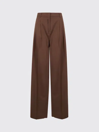Max Mara Pants Woman  Studio In Brown