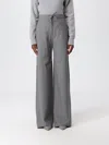 Max Mara Pants Woman  Studio In Gray