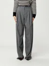 Max Mara Pants Woman  Studio In Gray