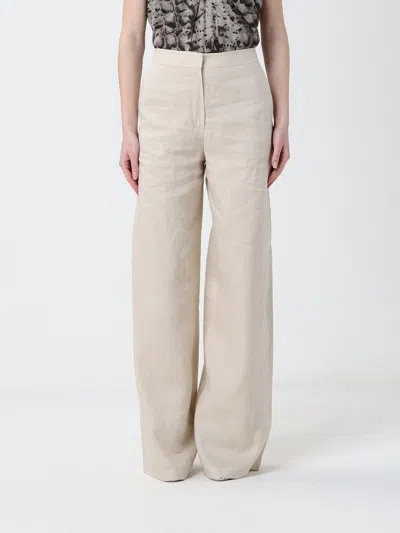 Max Mara Pants Woman  Studio In Neutral