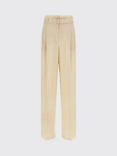 Max Mara Ginnico Pressed-crease Trousers In Nude