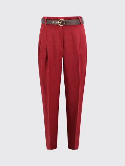 Max Mara Pants Woman  Studio In Red